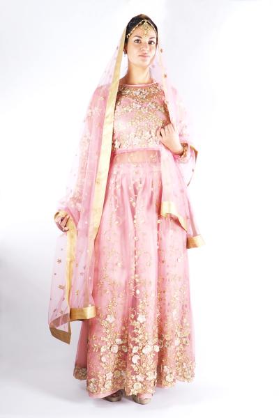 Indisches Lehenga Choli "Kusumita"